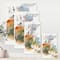 Designart - Autumn Landscape With Flying Over The Water - Traditional Canvas Wall Art Print